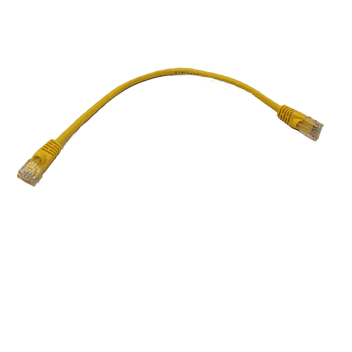 1 Foot Yellow CATe Patch Cable