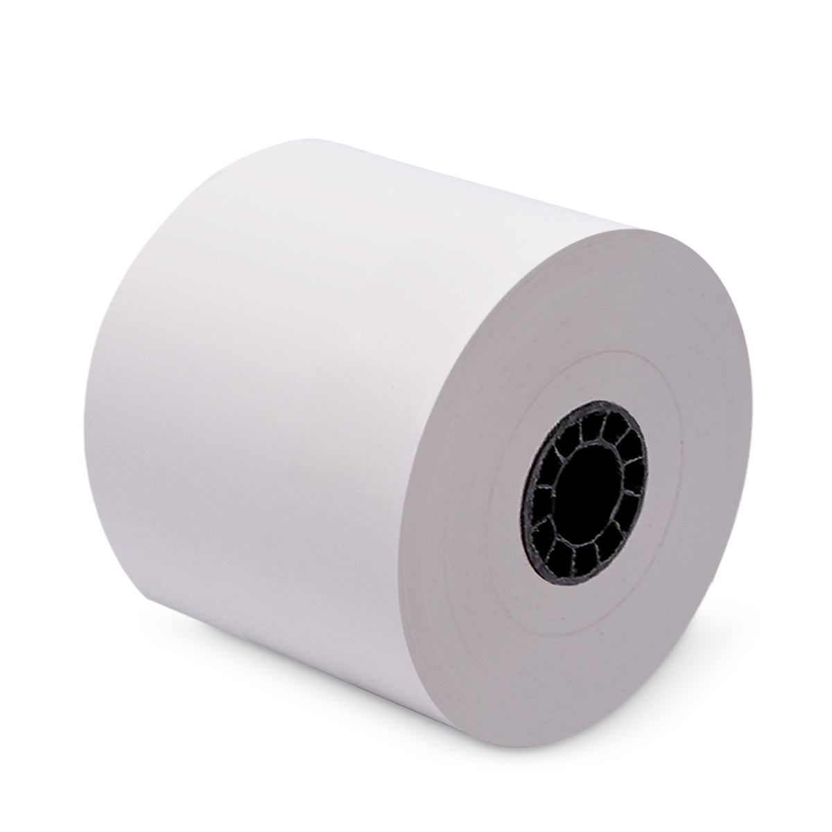 3 1/8" x 270' (80mm) Iconex Sticky Media Full Tack Paper 12 Rolls