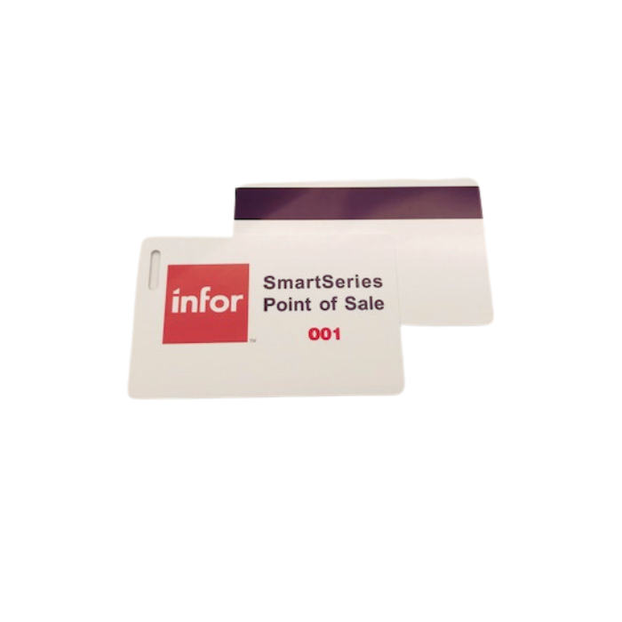 SmartSeries POS Cards - White Employee Swipe Cards - 100 Pack