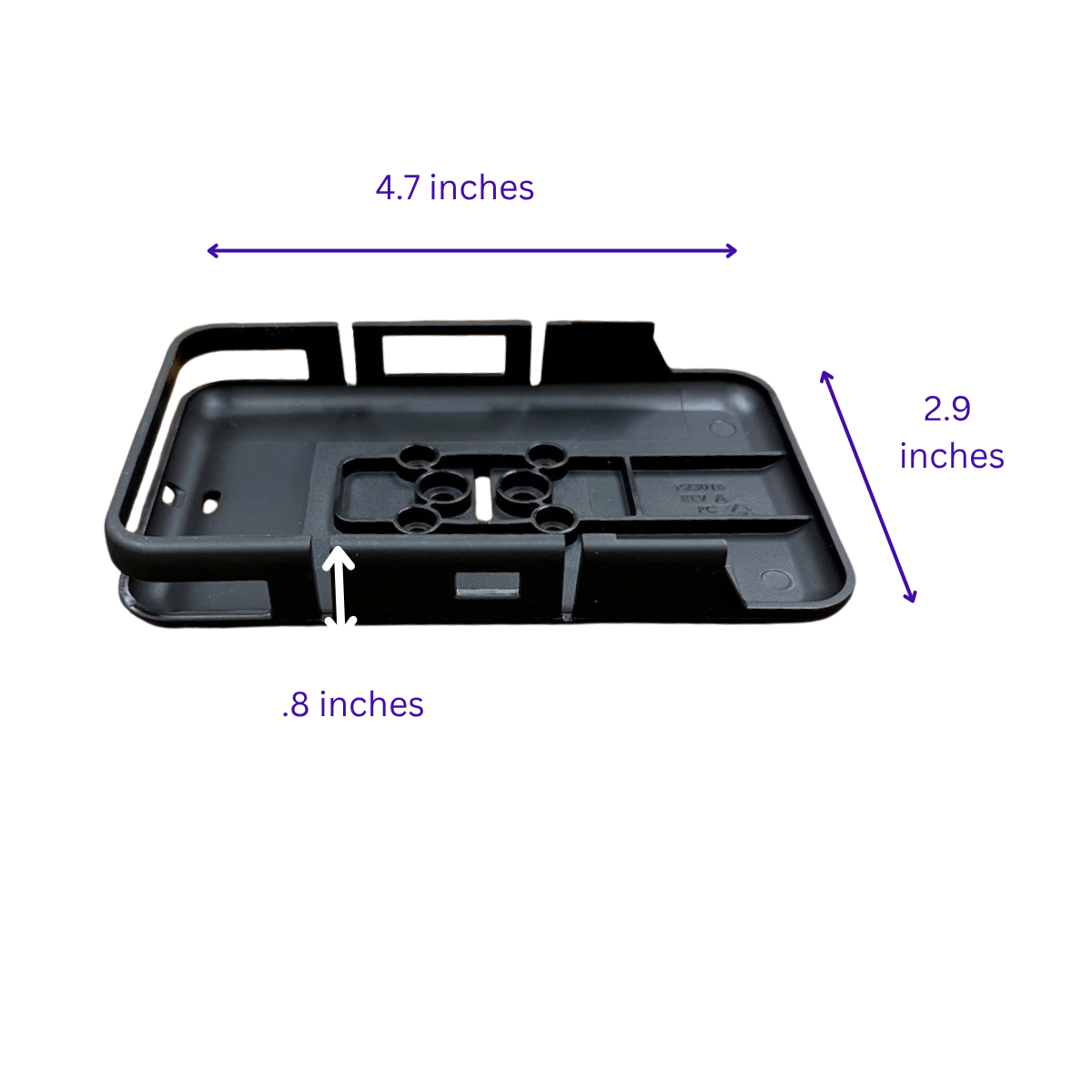 Flytech Tablet Jacket & SpacePole mCase Mount for Ingenico iCMP (Black)