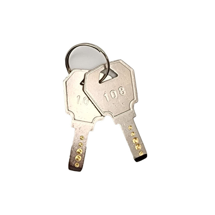 Key Drawer Unit MS Cash Drawer Key 108 | Replacement Key Set (2 Pack) – POS Infor