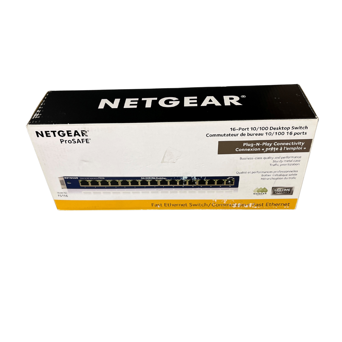 NETGEAR ProSAFE  (FS116) 16-Port 10/100 Desktop Switch Unmanaged